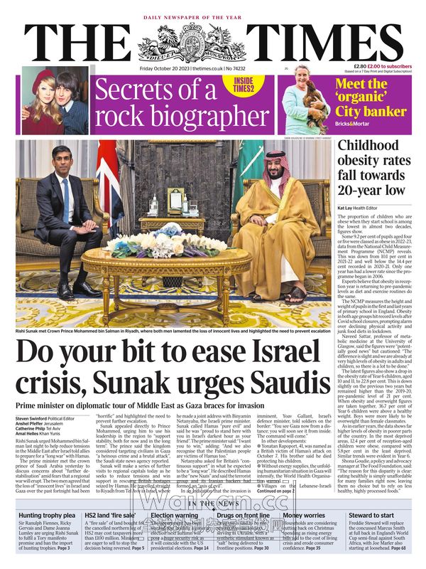 The Times - 20 October 2023 (.PDF)