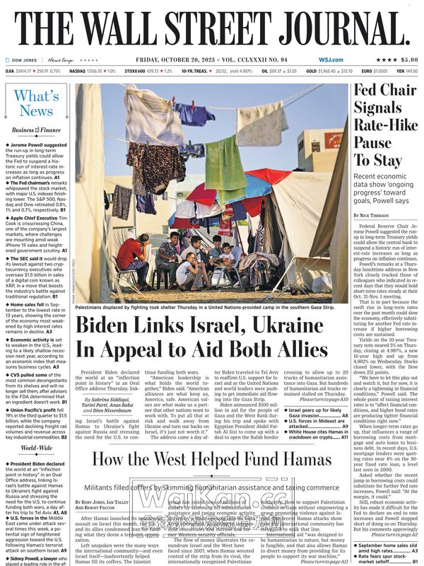 The Wall Street Journal - 20 October 2023 (.PDF)