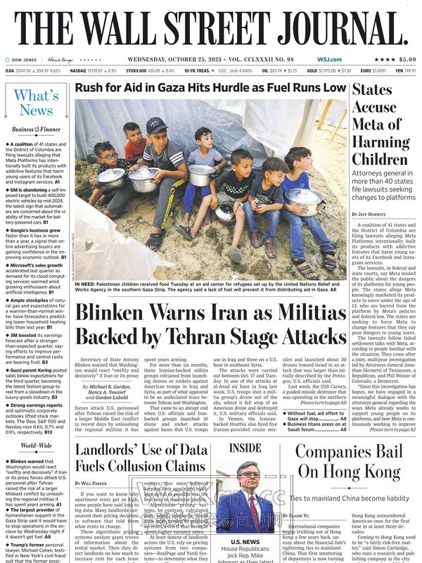 The Wall Street Journal - 25 October 2023 (.PDF)