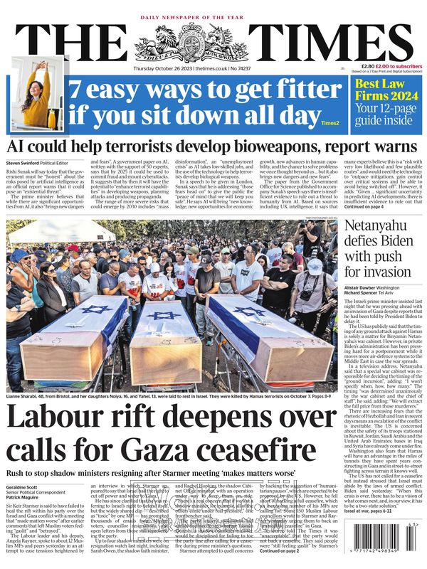 The Times - 26 October 2023 (.PDF)