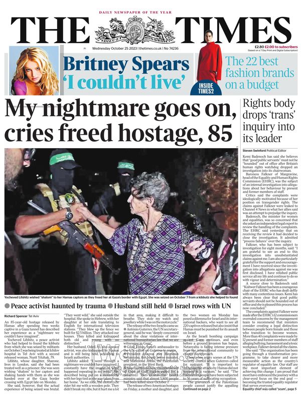The Times - 25 October 2023 (.PDF)