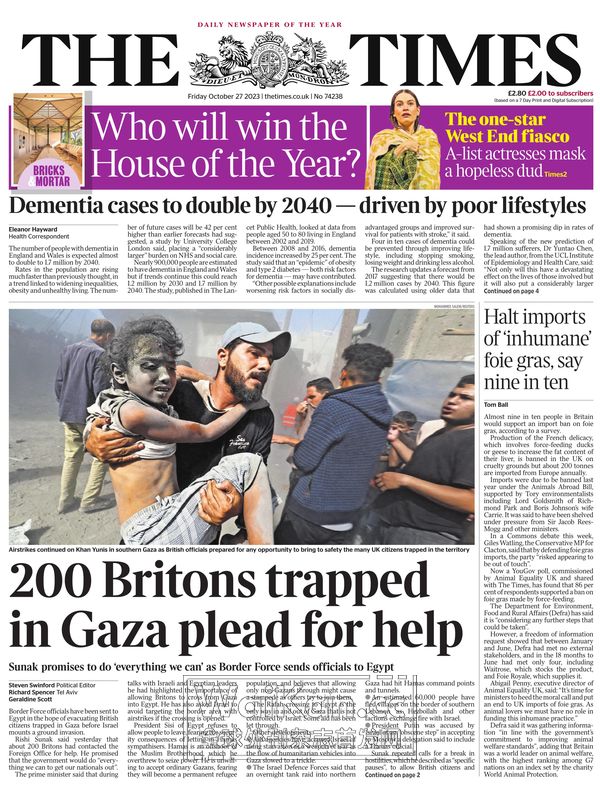 The Times - 27 October 2023 (.PDF)