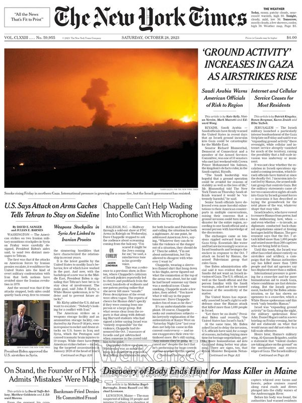The New York Times - 28 October 2023 (.PDF)