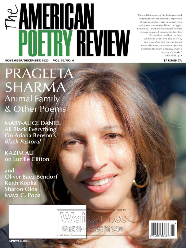 The American Poetry Review - Nov & Dec 2023 (.PDF)