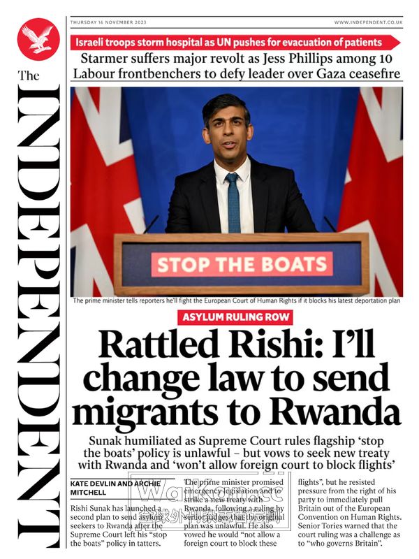 The Independent - 16 November 2023 (.PDF)