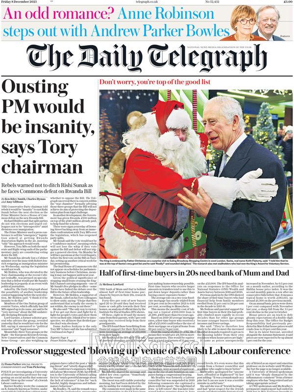 The Daily Telegraph - 8 December 2023 (.PDF)