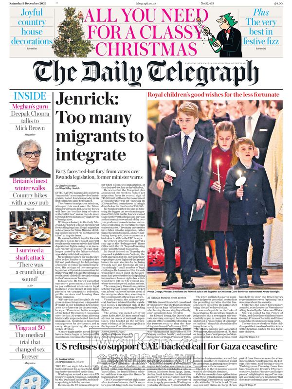 The Daily Telegraph - 9 December 2023 (.PDF)