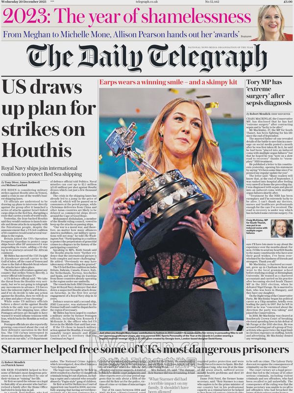 The Daily Telegraph - 20 December 2023 (.PDF)