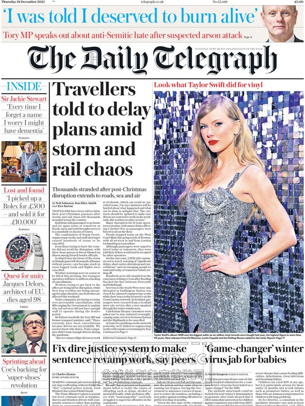 The Daily Telegraph - 28 December 2023 (.PDF)