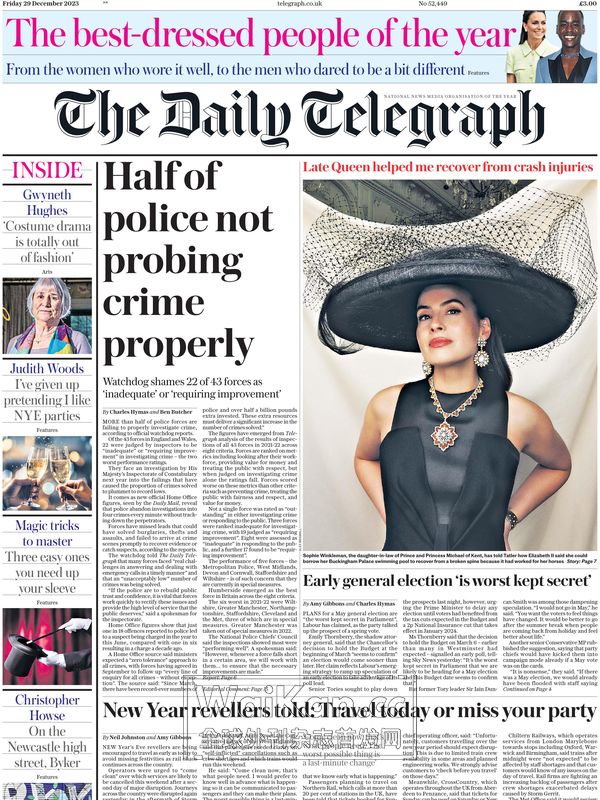 The Daily Telegraph - 29 December 2023 (.PDF)