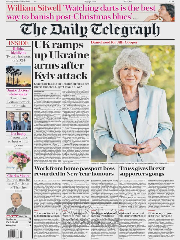 The Daily Telegraph - 30 December 2023 (.PDF)
