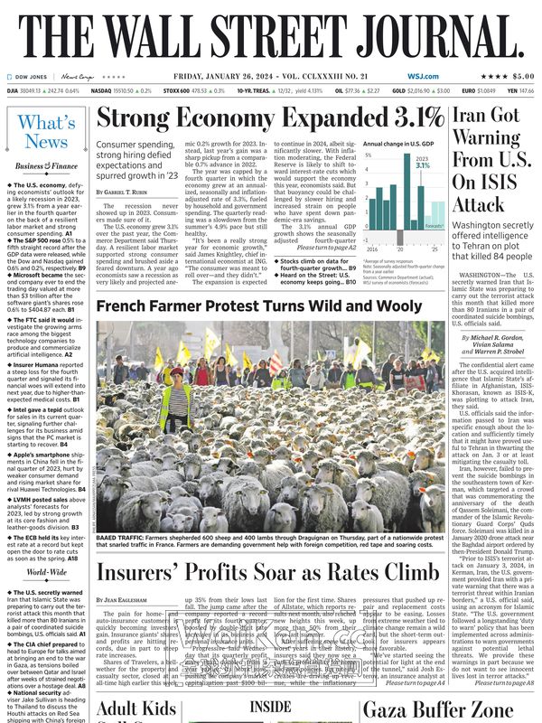 The Wall Street Journal - January 26, 2024 (.PDF)