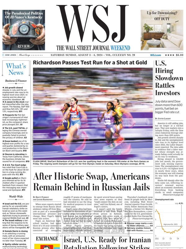 The Wall Street Journal Weekend – August 03&04, 2024 (.PDF)